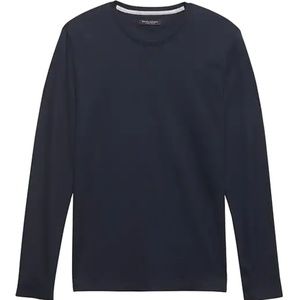 NEW Banana Republic Luxury Touch T-Shirt NAVY BLUE